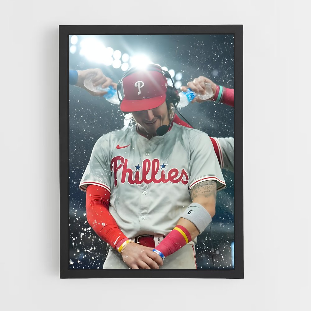 Poster Victoire des Phillies – affiche Baseball (vue 2)